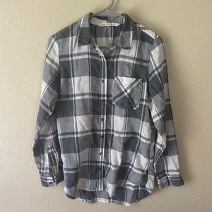 Gray women’s flannel - loose fit